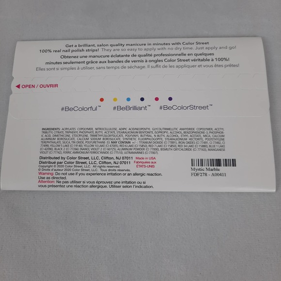 Color Street Nail Strips Mystic Marble, Retired - Picture 3 of 8